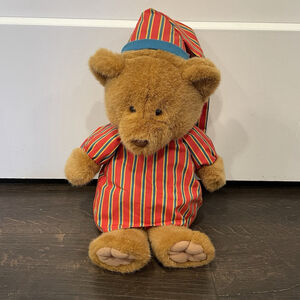 Vintage Avon Sleepy Sherman Dream With Me Bedtime Teddy Bear Plush Tested Works